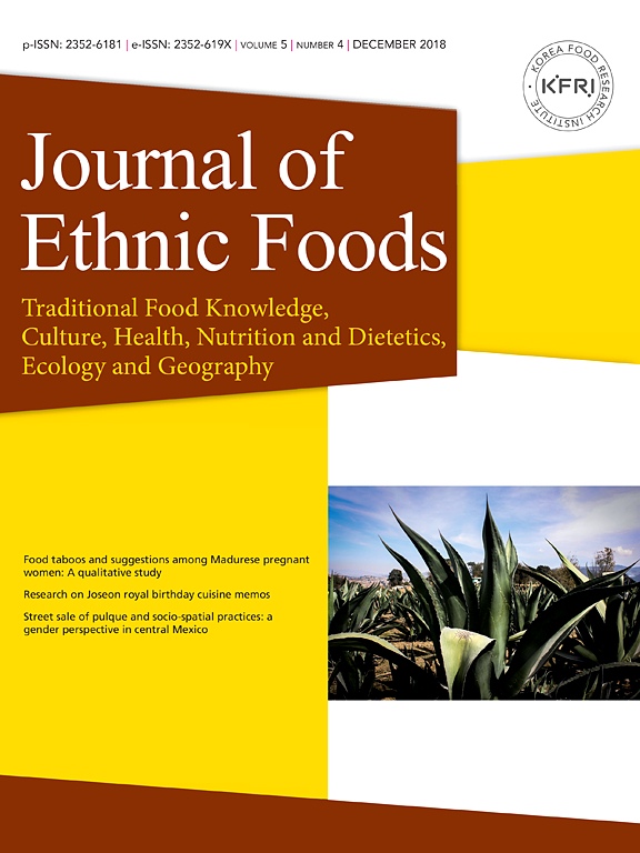 Go to journal home page - Journal of Ethnic Foods